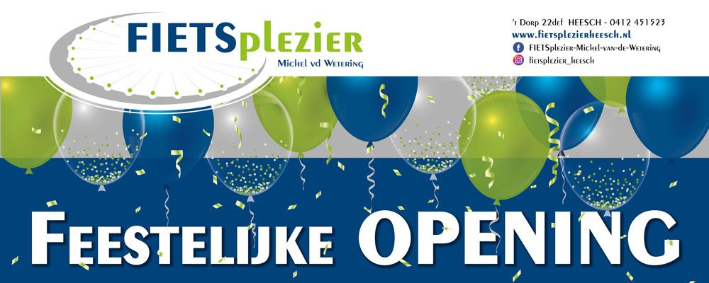 Feestelijke opening FIETSplezier